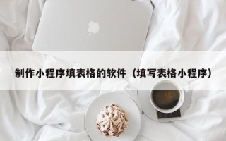南通制作小程序填表格的软件（填写表格小程序）
