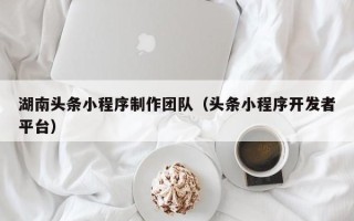 南通湖南头条小程序制作团队（头条小程序开发者平台）